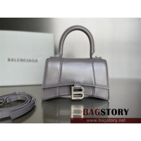 발렌시아가 BALENCIAGA 아워글레스 탑핸들백 스몰 19CM