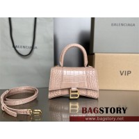 발렌시아가 BALENCIAGA 아워글레스 탑핸들백 스몰 19CM