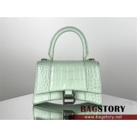 발렌시아가 BALENCIAGA 아워글레스 탑핸들백 스몰 19CM