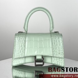 발렌시아가 BALENCIAGA 아워글레스 탑핸들백 스몰 19CM