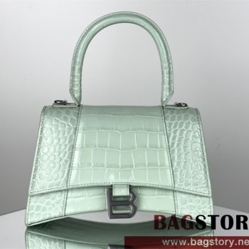 발렌시아가 BALENCIAGA 아워글레스 탑핸들백  미디움 23CM