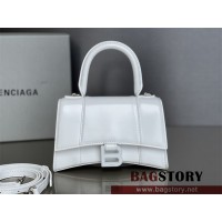 발렌시아가 BALENCIAGA 아워글레스 탑핸들백 스몰 19CM