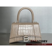발렌시아가 BALENCIAGA 아워글레스 탑핸들백 미디움 23CM