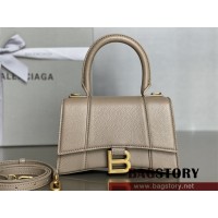 발렌시아가 BALENCIAGA 아워글레스 탑핸들백 스몰 19CM