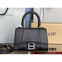 발렌시아가 BALENCIAGA 아워글레스 탑핸들백 스몰 19CM