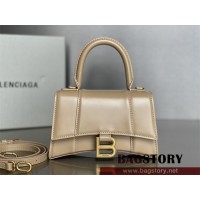 발렌시아가 BALENCIAGA 아워글레스 탑핸들백 스몰 19CM