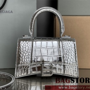 발렌시아가 BALENCIAGA 아워글레스 탑핸들백 스몰 19CM