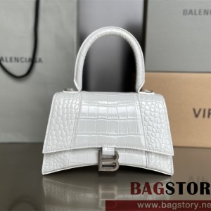 발렌시아가 BALENCIAGA 아워글레스 탑핸들백 미디움 23CM 