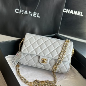 샤넬 CHANEL  캐비어 더블체인 스몰 플랩백 AS3777