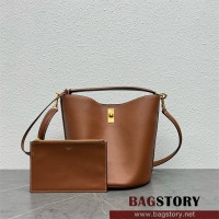 셀린느 스무스 카프스킨 버킷백 195573