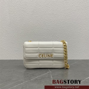 셀린느 22SS 화이트 트리오페 체인 숄더백 199243