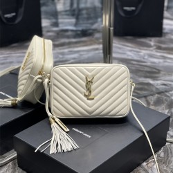 입생로랑 YSL 520534 마틀라세 레더 루 카메라백 