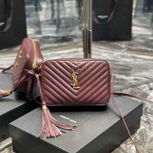 입생로랑 YSL 520534 마틀라세 레더 루 카메라백 