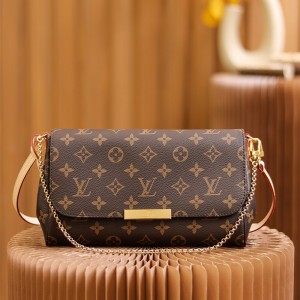 루이비통 Louis Vuitton 모노그램 페이보릿 MM 체인 크로스백 M40718