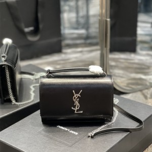 입생로랑 YSL 533026 19CM 선셋 체인 숄더백 