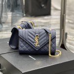 입생로랑 YSL 526286 21CM 엔벨롭 스몰백 믹스 마틀라세 숄더백 크로스백