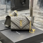 입생로랑 YSL 526286 21CM 엔벨롭 스몰백 믹스 마틀라세 숄더백 크로스백