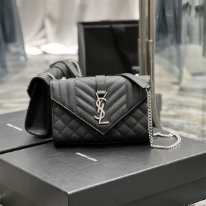 입생로랑 YSL 526286 21CM 엔벨로프 스몰 숄더백 크로스백 체인 