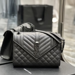입생로랑 YSL 487206 24CM 마틀라세 엔벨로프 백 미듐 600185