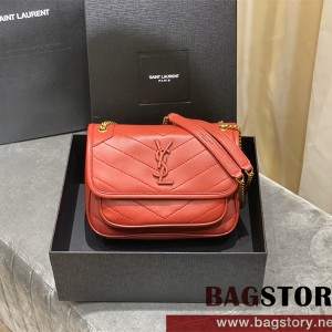 입생로랑 YSL 533037  22CM 니키 베이비 램스킨 숄더백 니키가방