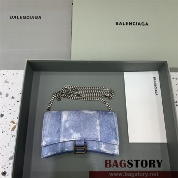 발렌시아가 BALENCIAGA 아워글레스 체인백 19CM