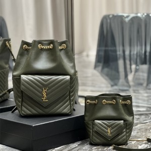 입생로랑 YSL 생로랑 모노그램 램스킨 플랩 백팩 631052  스몰