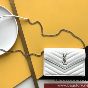 입생로랑 YSL 393953 모노그램 엔벨로프 체인 마틀라세 숄더백
