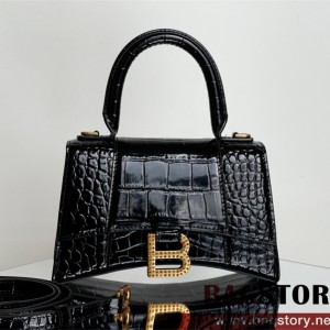 발렌시아가 BALENCIAGA 아워글레스 탑핸들백 스몰 19CM