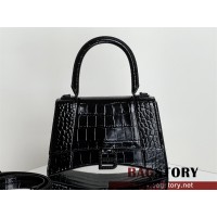 발렌시아가 BALENCIAGA 아워글레스 탑핸들백 미디움 23CM