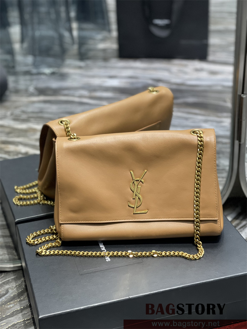 입생로랑 YSL 리버서블 스웨이드 케이트 체인 크로스백 28.5CM