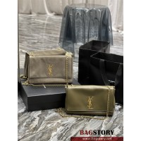 입생로랑 YSL 리버서블 스웨이드 케이트 체인 크로스백 553804 28.5CM