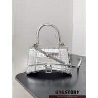 발렌시아가 BALENCIAGA 아워글레스 탑핸들백 미디움 23CM 