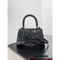 발렌시아가 BALENCIAGA 아워글레스 탑핸들백 미디움 23CM 