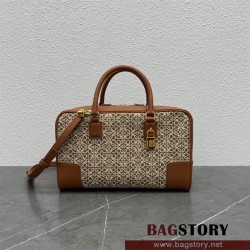 로에베 LOEWE 아마조나 레더 볼링 토트백 11006