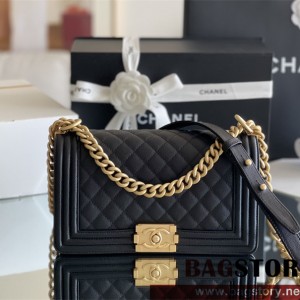 샤넬 CHANEL 캐비어 보이백 Leboy 25CM