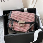 지방시 GIVENCHY 투톤 레더 숄더백