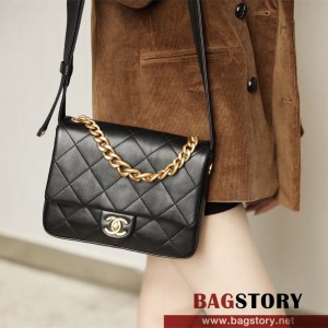 샤넬 CHANEL 램스킨 체인 플랩백