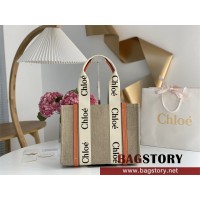 끌로에 Chloe 37cm 우디 토트백 미디움