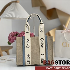 끌로에 Chloe 37cm 우디 토트백 미디움