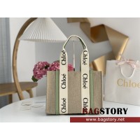 끌로에 Chloe 37cm 우디 토트백 미디움