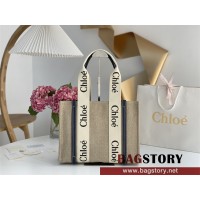 끌로에 Chloe 37cm 우디 토트백 미디움