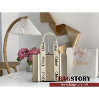 끌로에 Chloe 37cm 우디 토트백 미디움