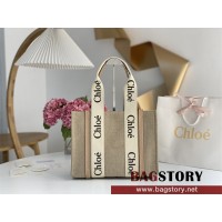 끌로에 Chloe 37cm 우디 토트백 미디움
