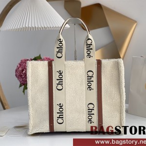 끌로에 Chloe 45cm 우디 토트백 라지
