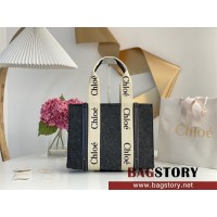 끌로에 Chloe 37cm 우디 토트백 미디움