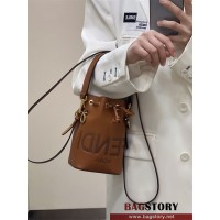 펜디 FENDI 몬트레조 미니 버킷백 18CM
