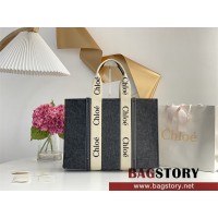 끌로에 Chloe 45cm 우디 토트백 라지