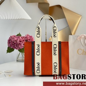 끌로에 Chloe 37cm 우디 토트백 미디움