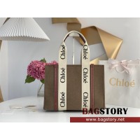 끌로에 Chloe 37cm 우디 토트백 미디움