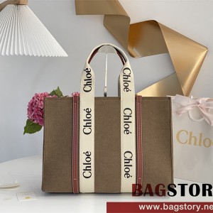 끌로에 Chloe 45cm 우디 토트백 라지